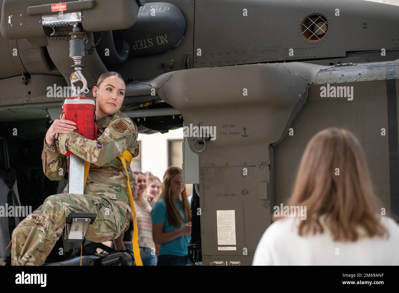 Staff Sgt. Elizabeth Moore, a recruiter for the Wyoming Air National