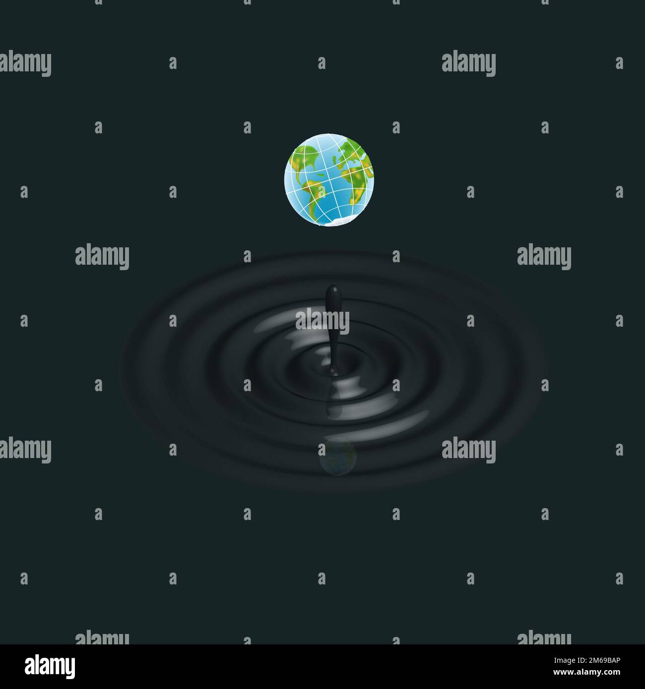 Oil globe earth map hi-res stock photography and images - Alamy