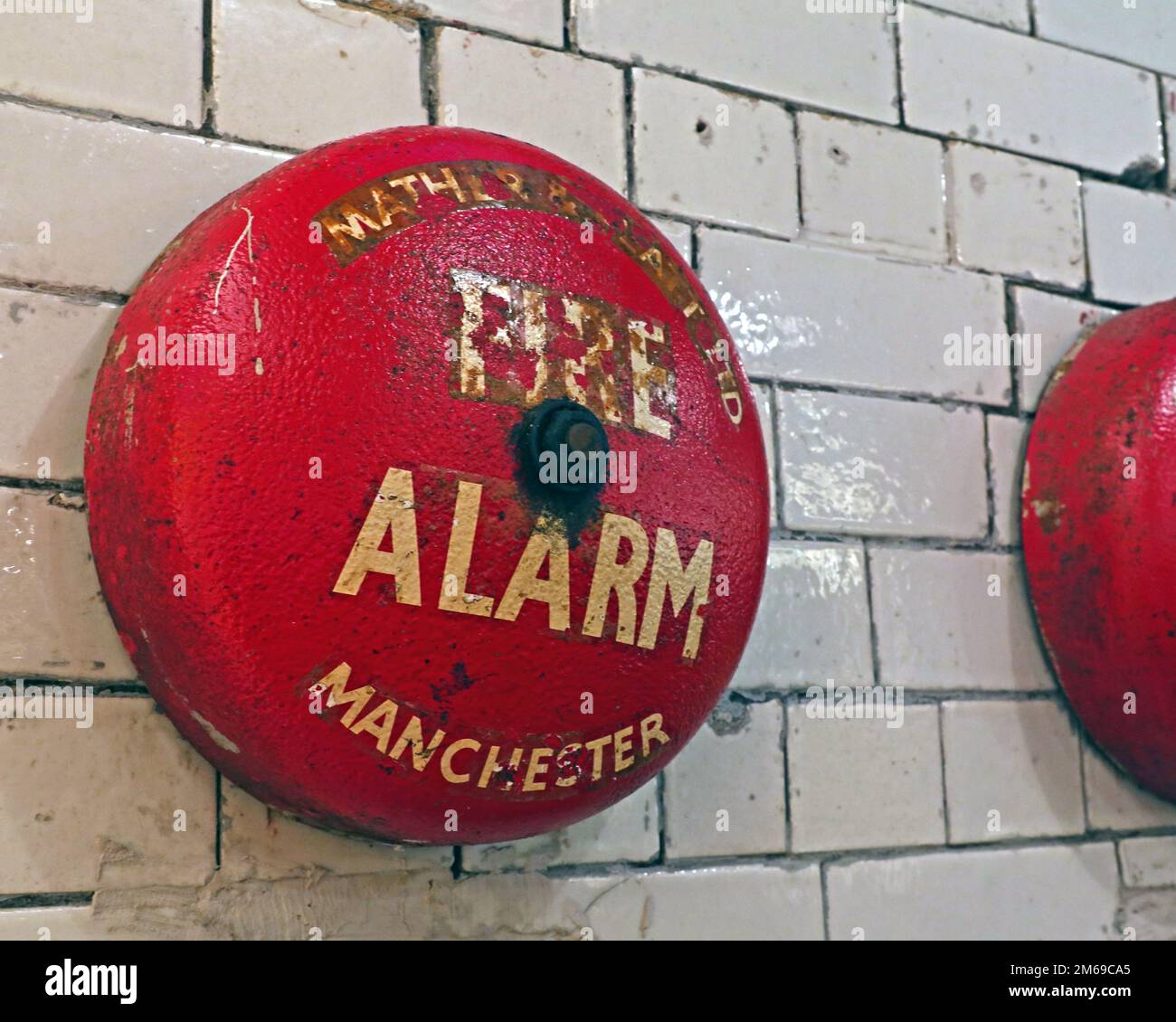 Red Mather & Platt ltd Manchester - Fire Alarm, at the St James's Building, 61-69 ,Oxford Street Stock Photo