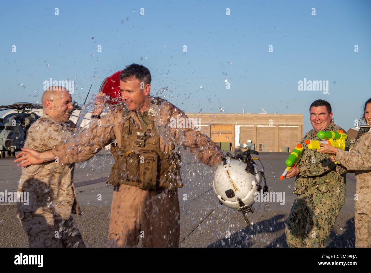 U.S. Marine Corps Lt. Col. Andrew Rundle, executive officer, Marine ...