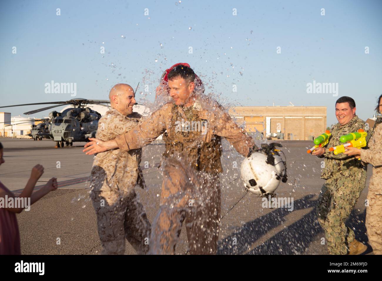 U.S. Marine Corps Lt. Col. Andrew Rundle, executive officer, Marine ...