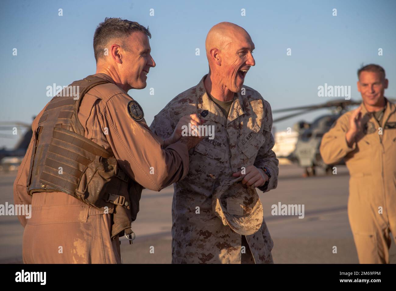 U.S. Marine Corps Lt. Col. Andrew Rundle, executive officer, Marine ...