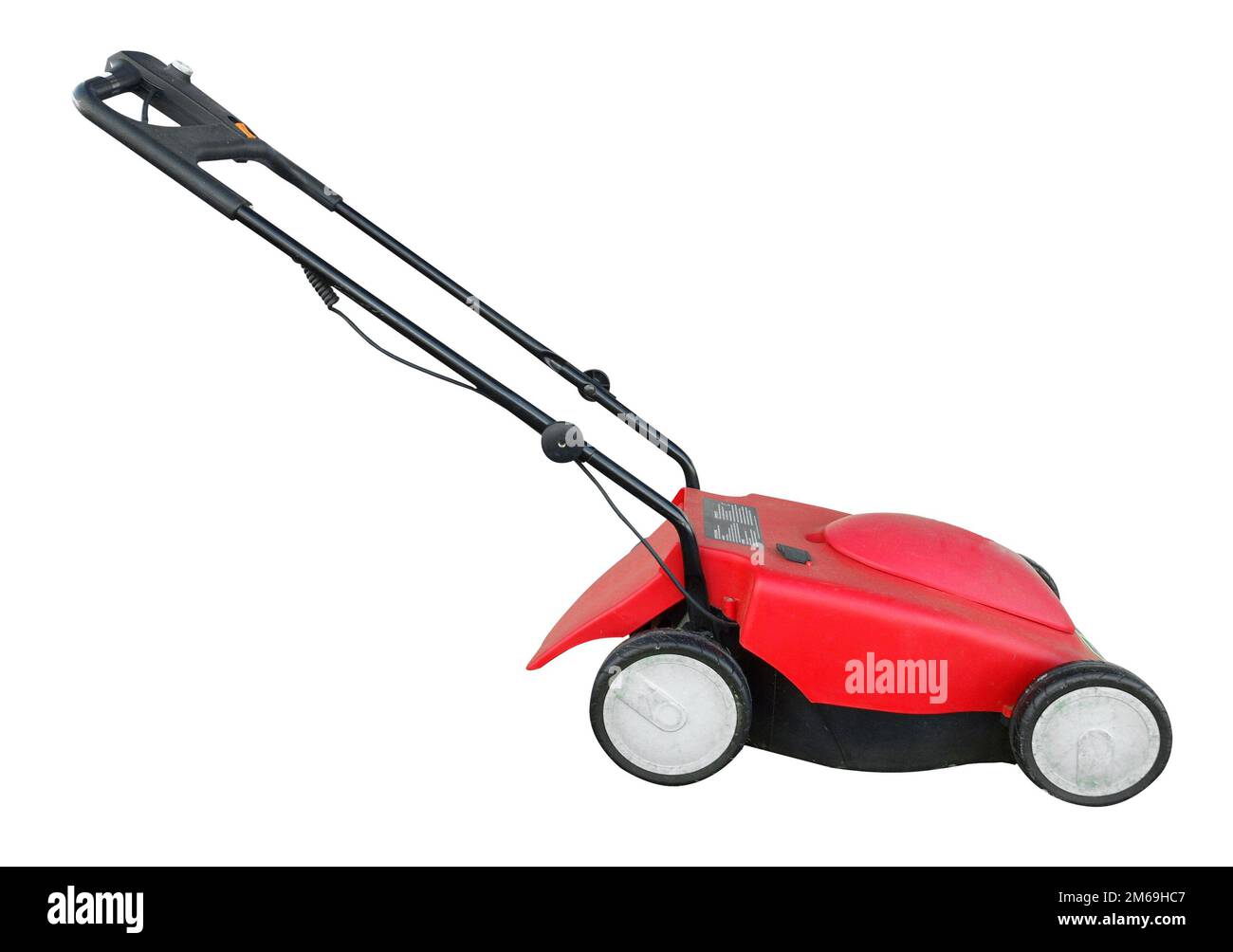 Electric Lawn Mower Stock Photo Alamy