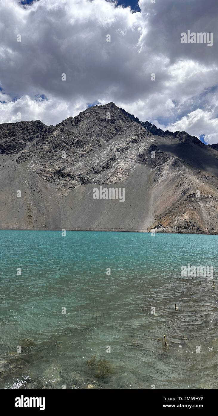 Embase el Yeso, Cajon del Maipo, Chile Stock Photo Alamy