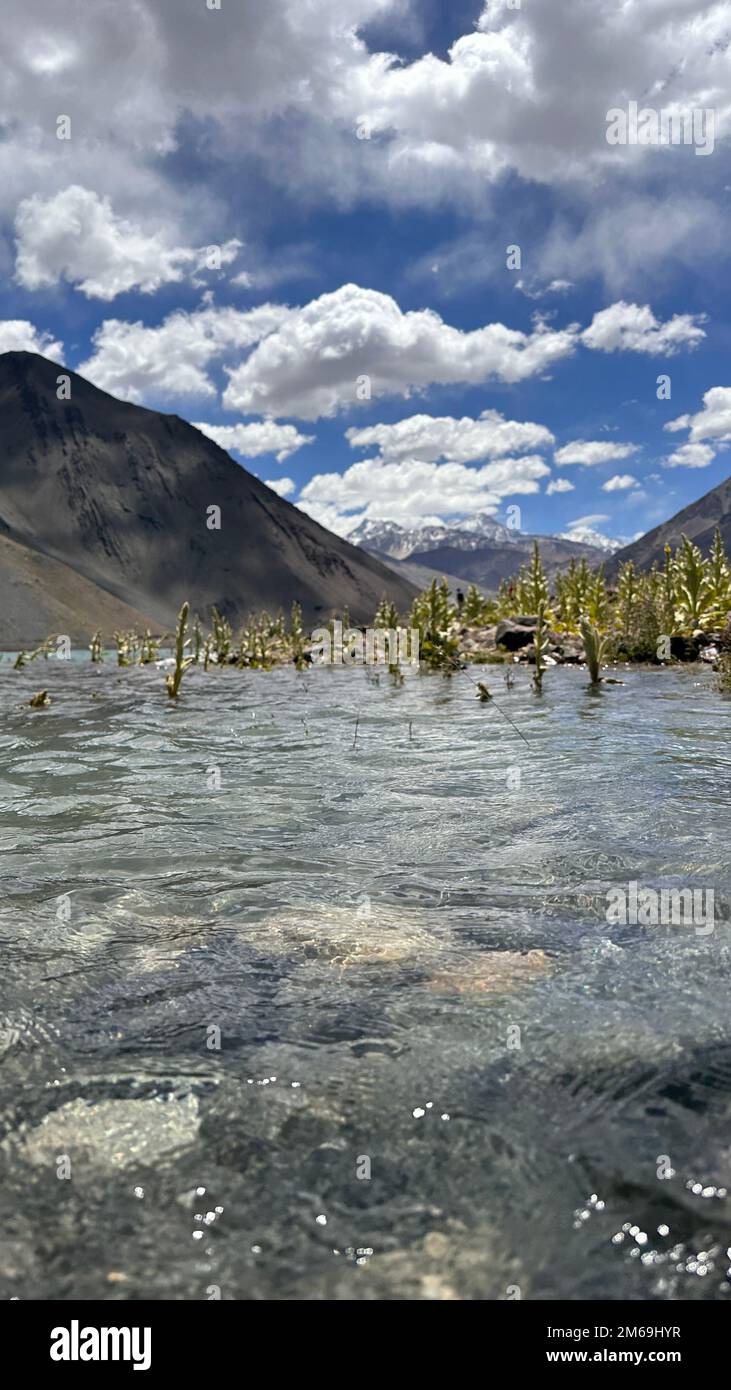 Embase el Yeso, Cajon del Maipo, Chile Stock Photo Alamy