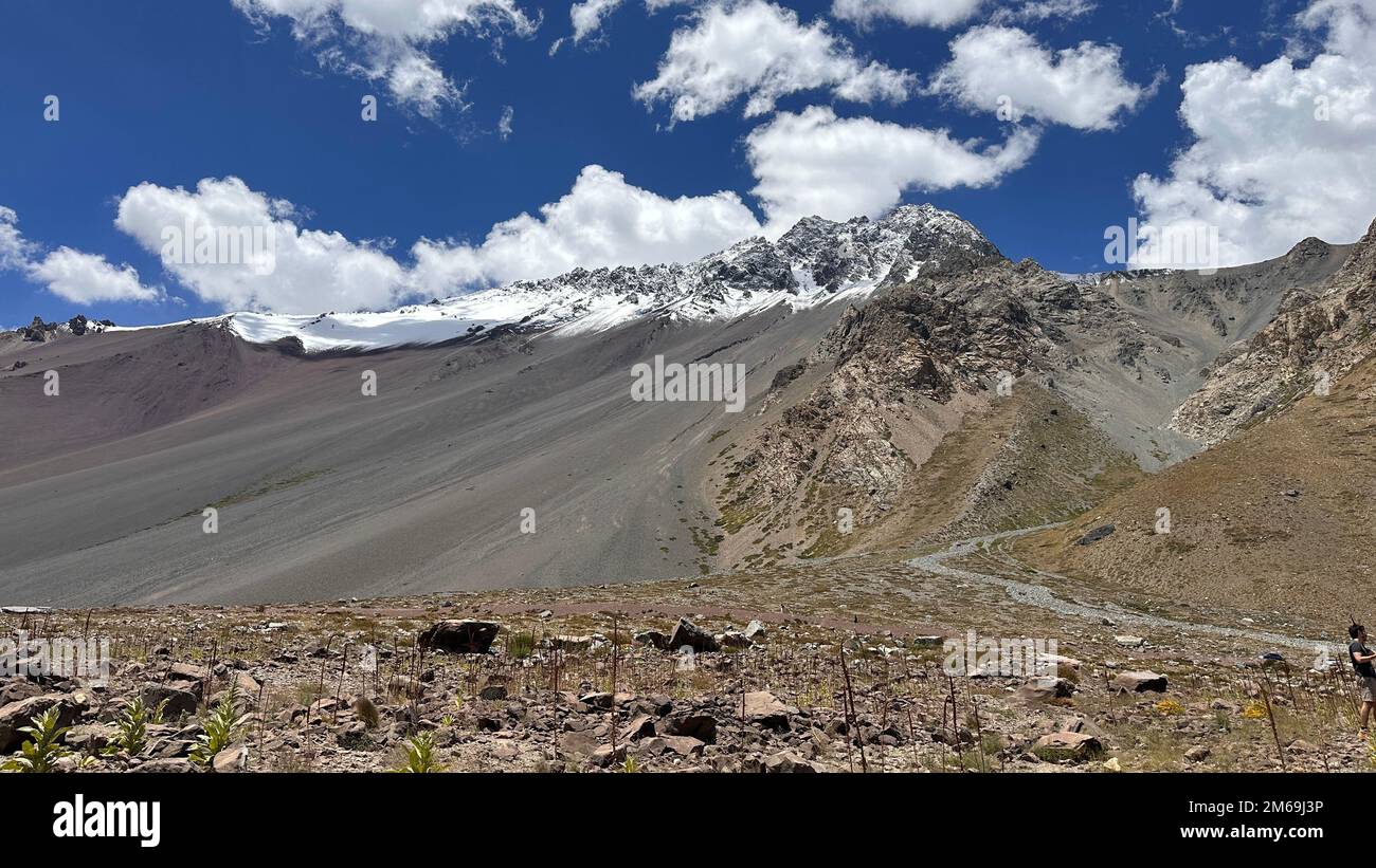 Embase el Yeso, Cajon del Maipo, Chile Stock Photo Alamy