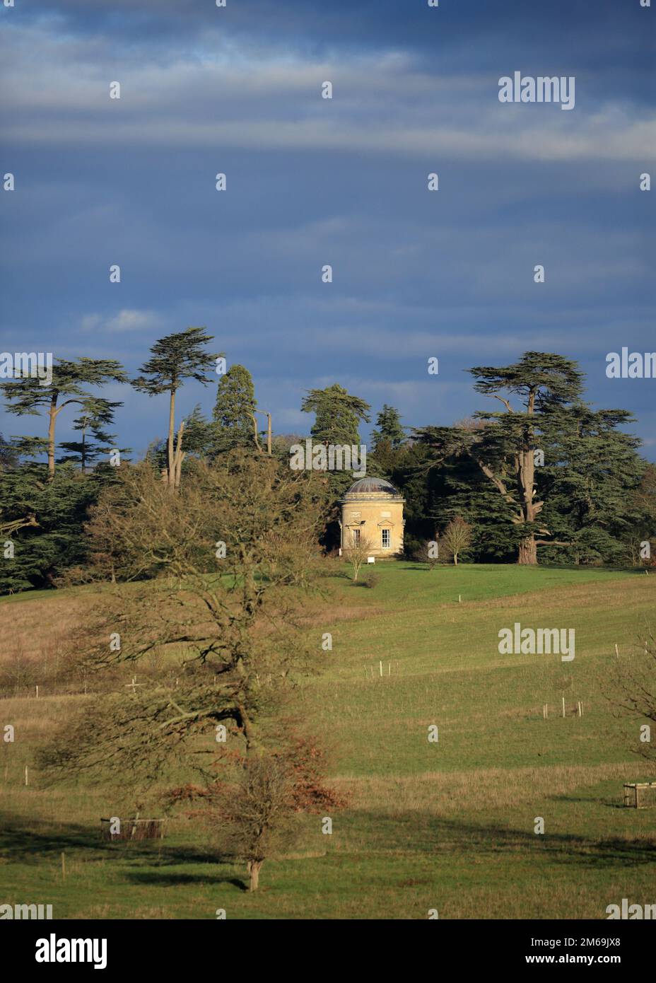 The Rotunda in the grounds of Croome court, Worcester, England, UK. Stock Photo