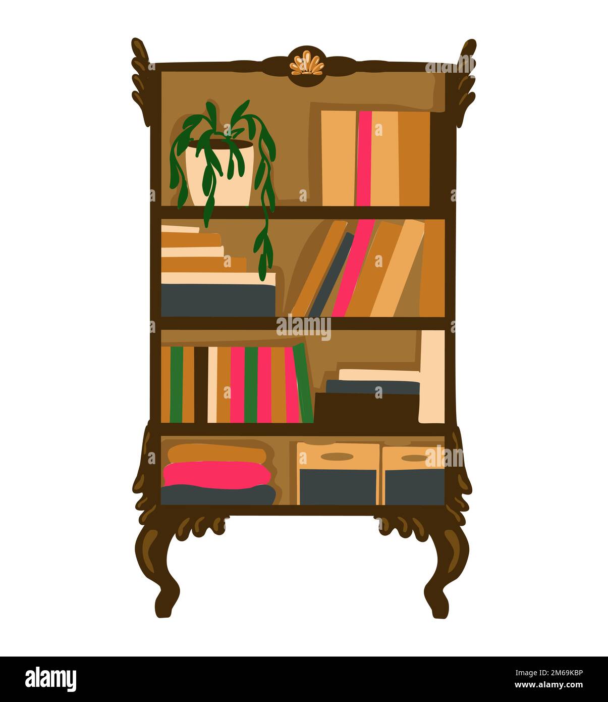 Sideboard in art deco style. Interior Design. Art deco furniture