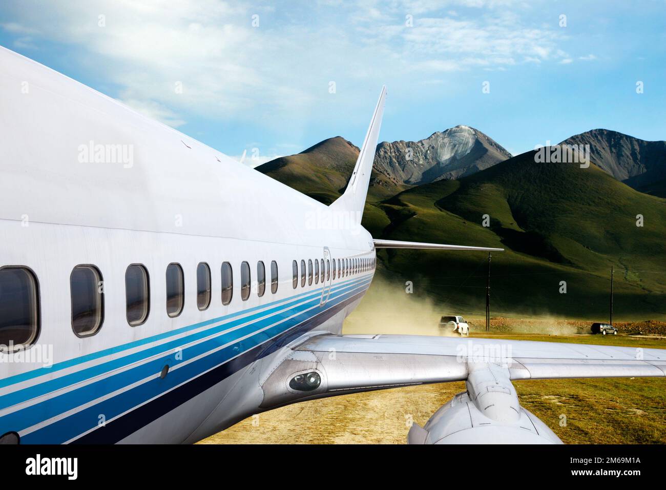 Mount on airplane hi-res stock photography and images - Alamy