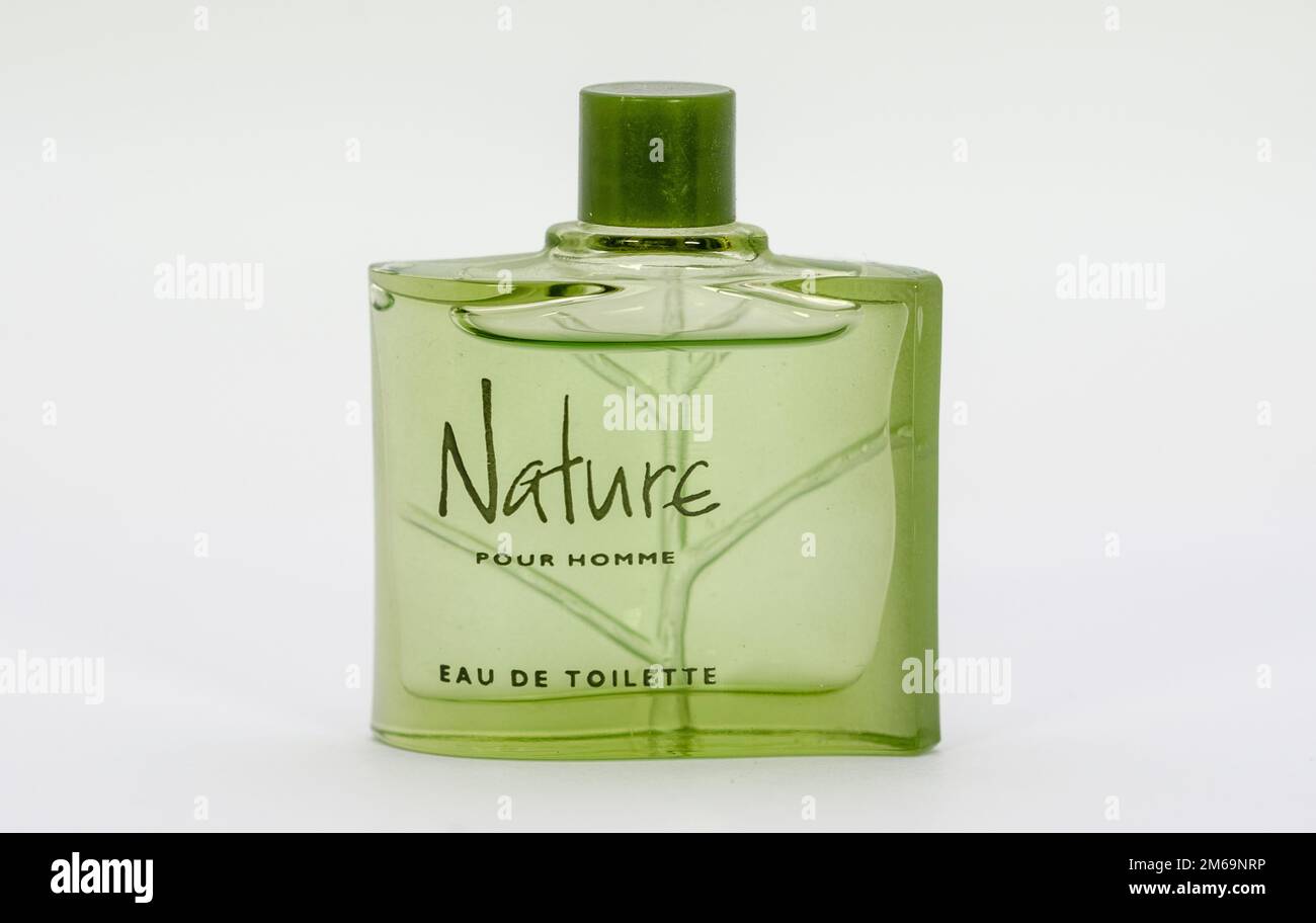 lose-up of a miniature perfumeHomme Nature by Yves Rocher is a Aromatic ...