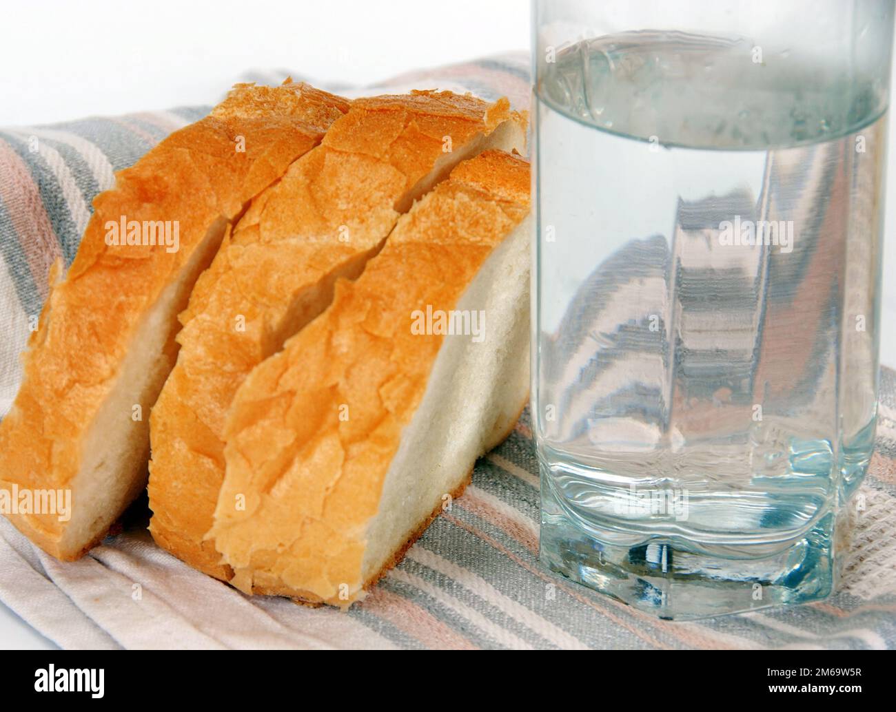 Bread and water Stock Photo Alamy