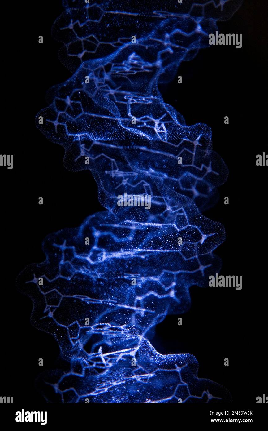 DNA crystal structure Stock Photo