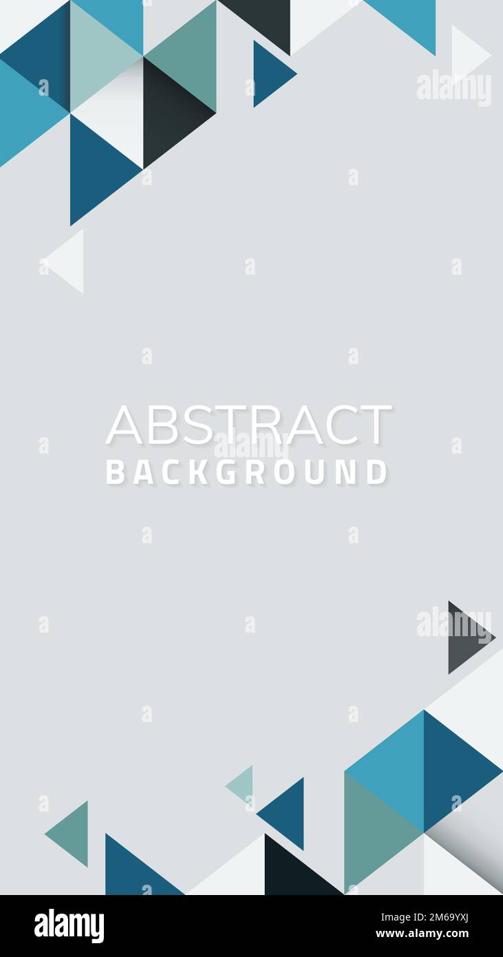 Abstract blue and green geometric background vector Stock Vector Image ...