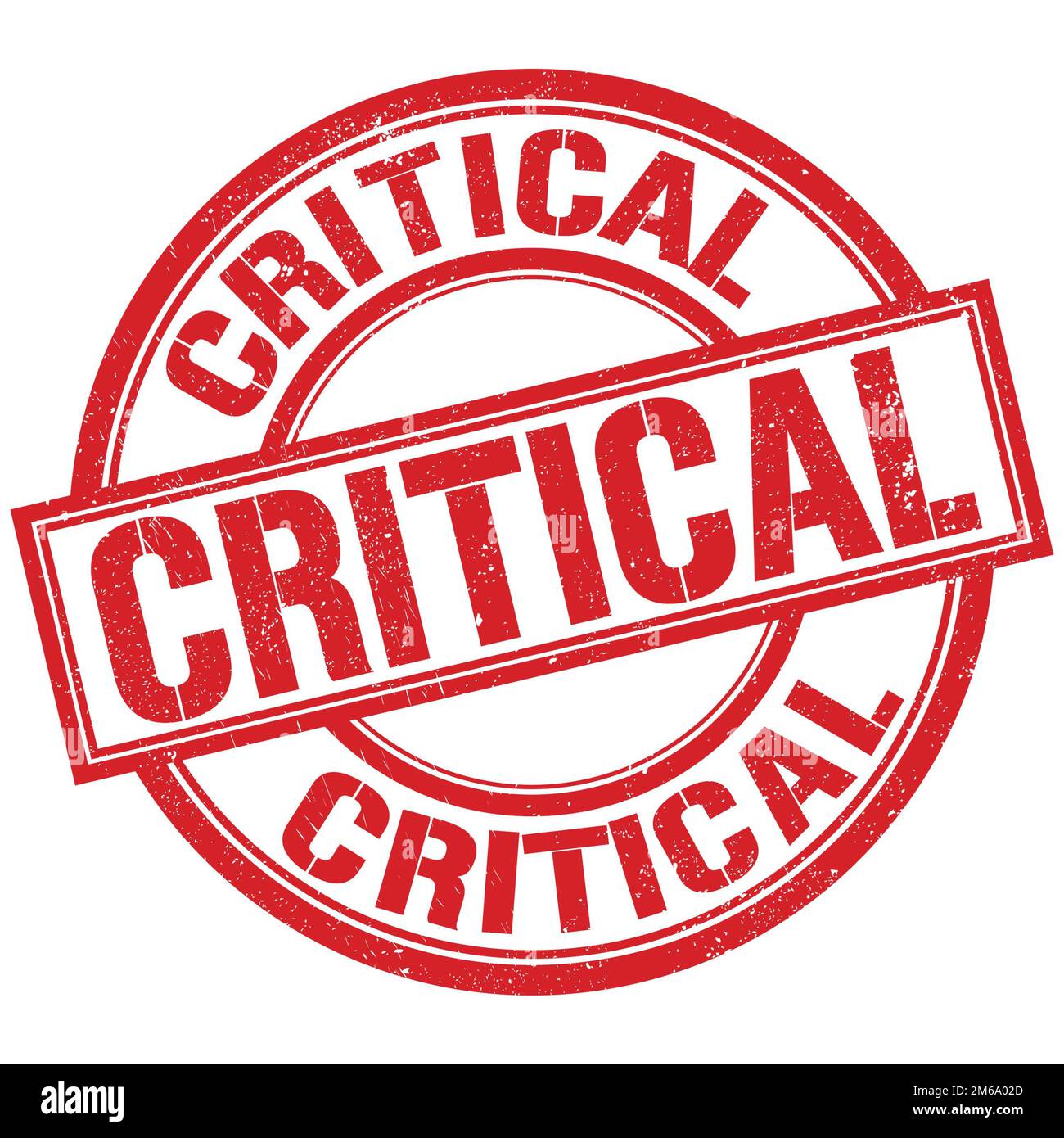 CRITICAL text written word on red round stamp sign Stock Photo Alamy