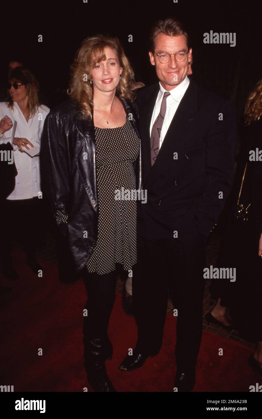 Perry king and wife Jamie Elvidge at the "Hear My Song" Westwood