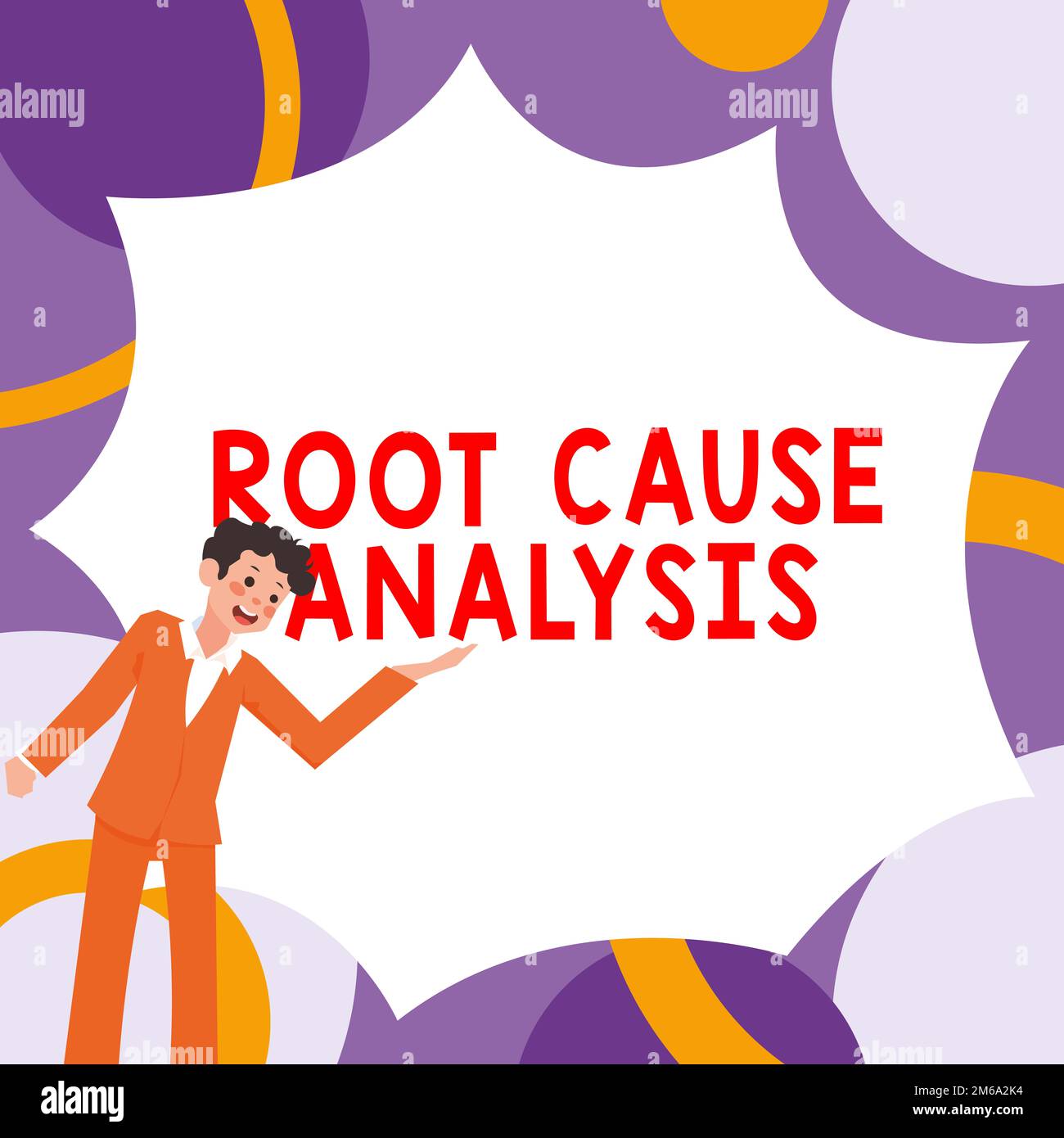 No Problem Causing Inspiration showing sign Root Cause Analysis, Internet Concept Method ...