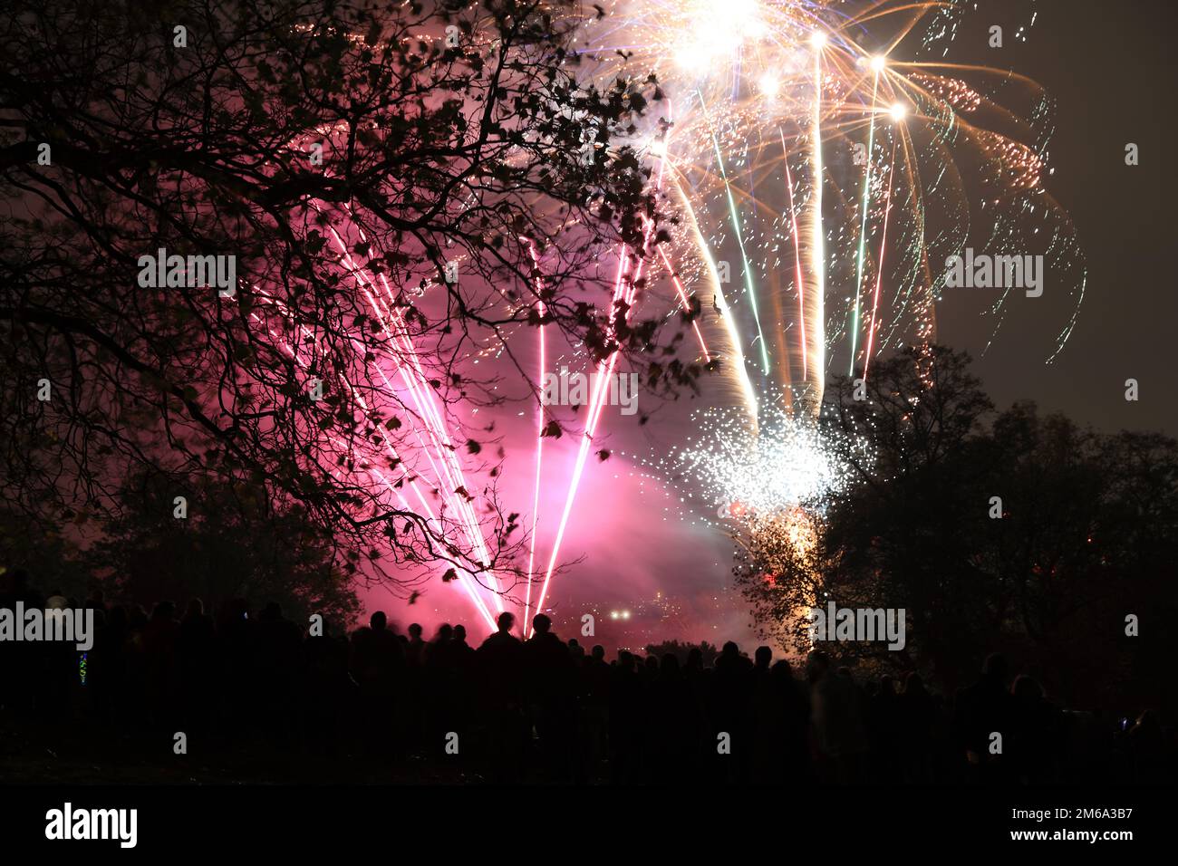 Firework display at Alexandra Palace on November 5th 2022, north London, UK Stock Photo Alamy