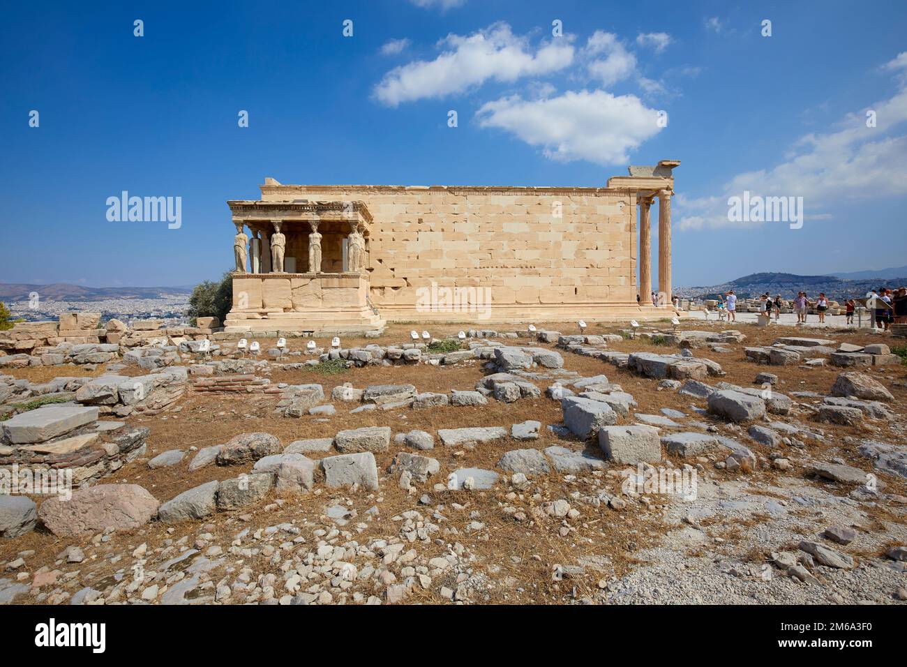 The temple of Erechtheion, Athens, Greece Stock Photo - Alamy