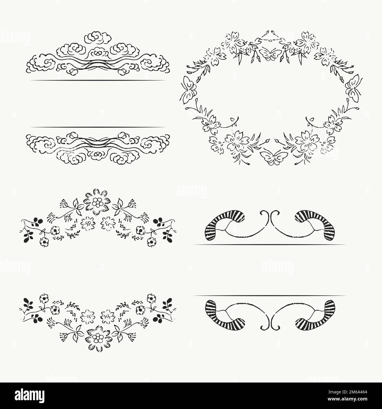Ready to use ornament frame vector Stock Vector