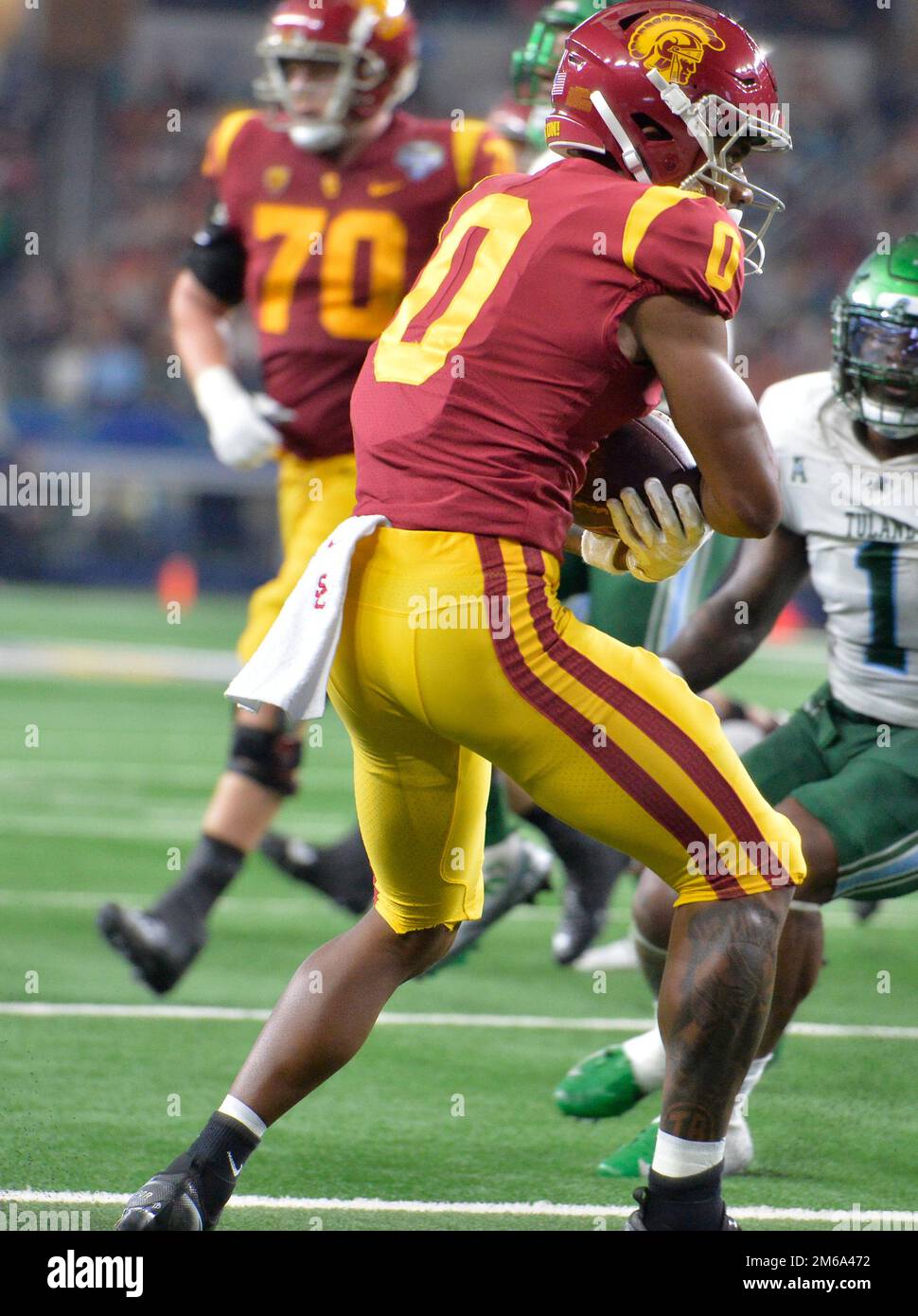 Arlington, Texas, USA. 2nd Jan, 2023. USC Trojans wide receiver TERRELL