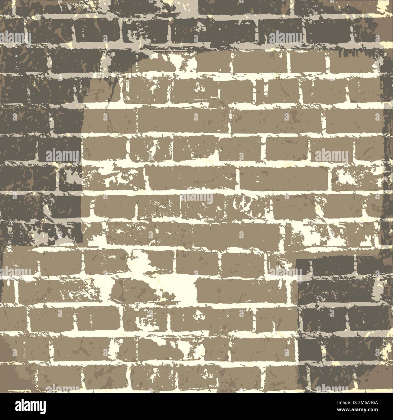 Grunge brick wall background for your message. Vector, EPS10 Stock ...