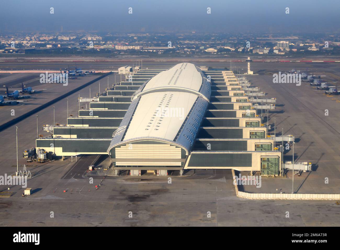 Bangkok Airport New Passengers Terminal Named Midfield Satellite Bangkok Airport New Passengers Terminal Named Midfield Satellite
