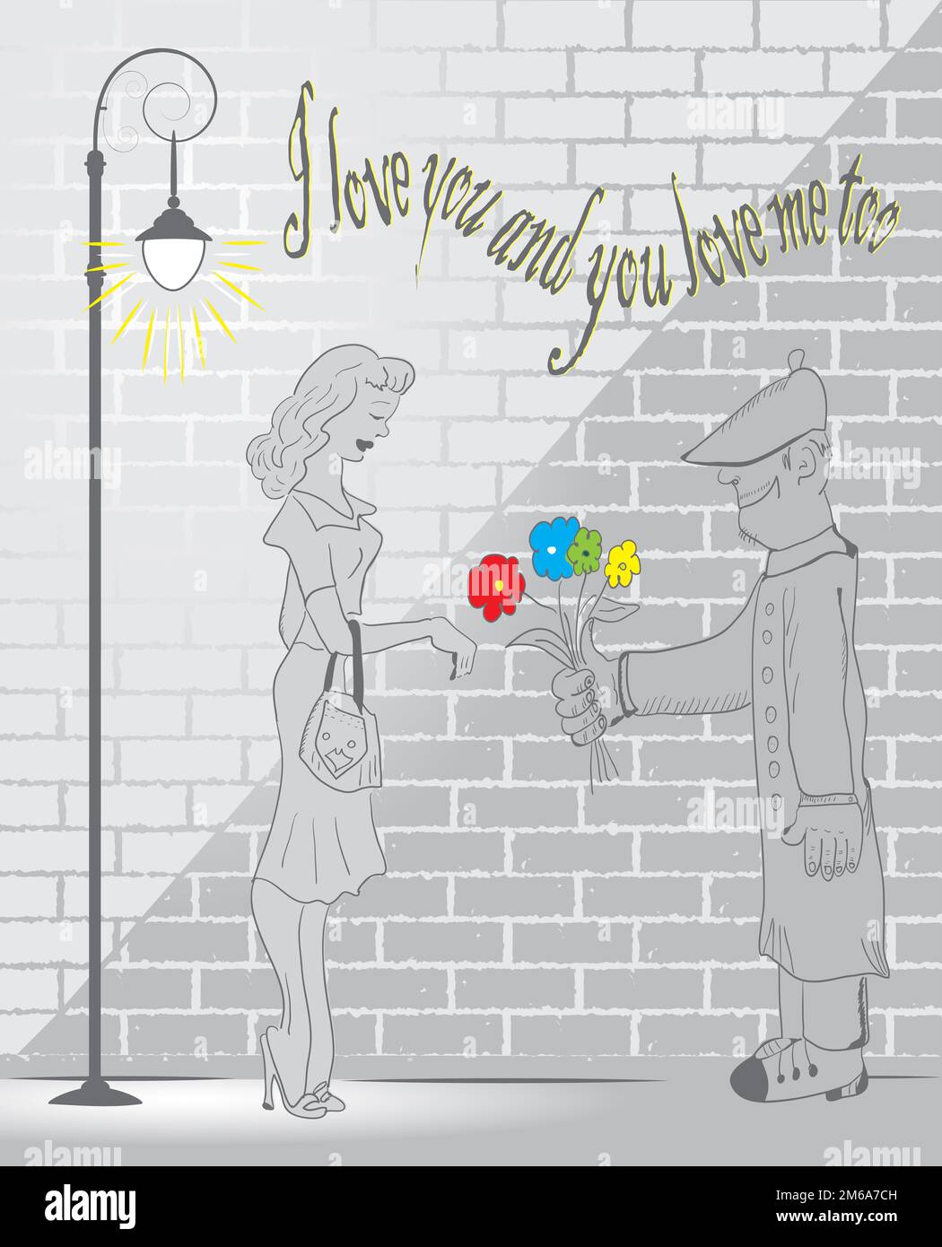 Romantic date Stock Photo