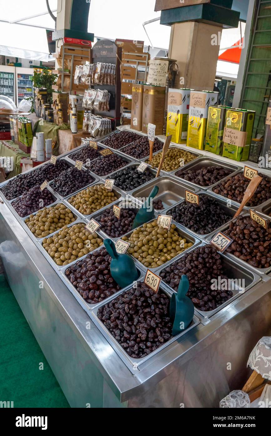 market;Thessaloniki Greece Stock Photo