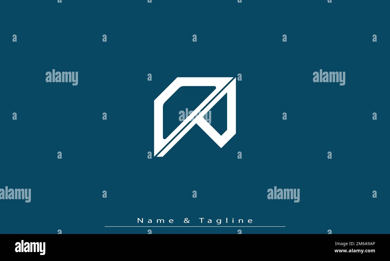Alphabet letters Initials Monogram logo OP , PO Stock Vector