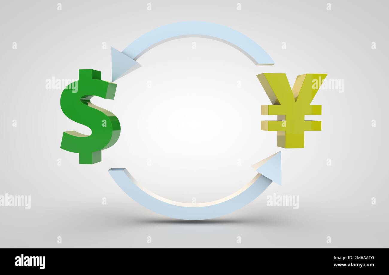 currency-exchange-dollar-to-yen-stock-photo-alamy