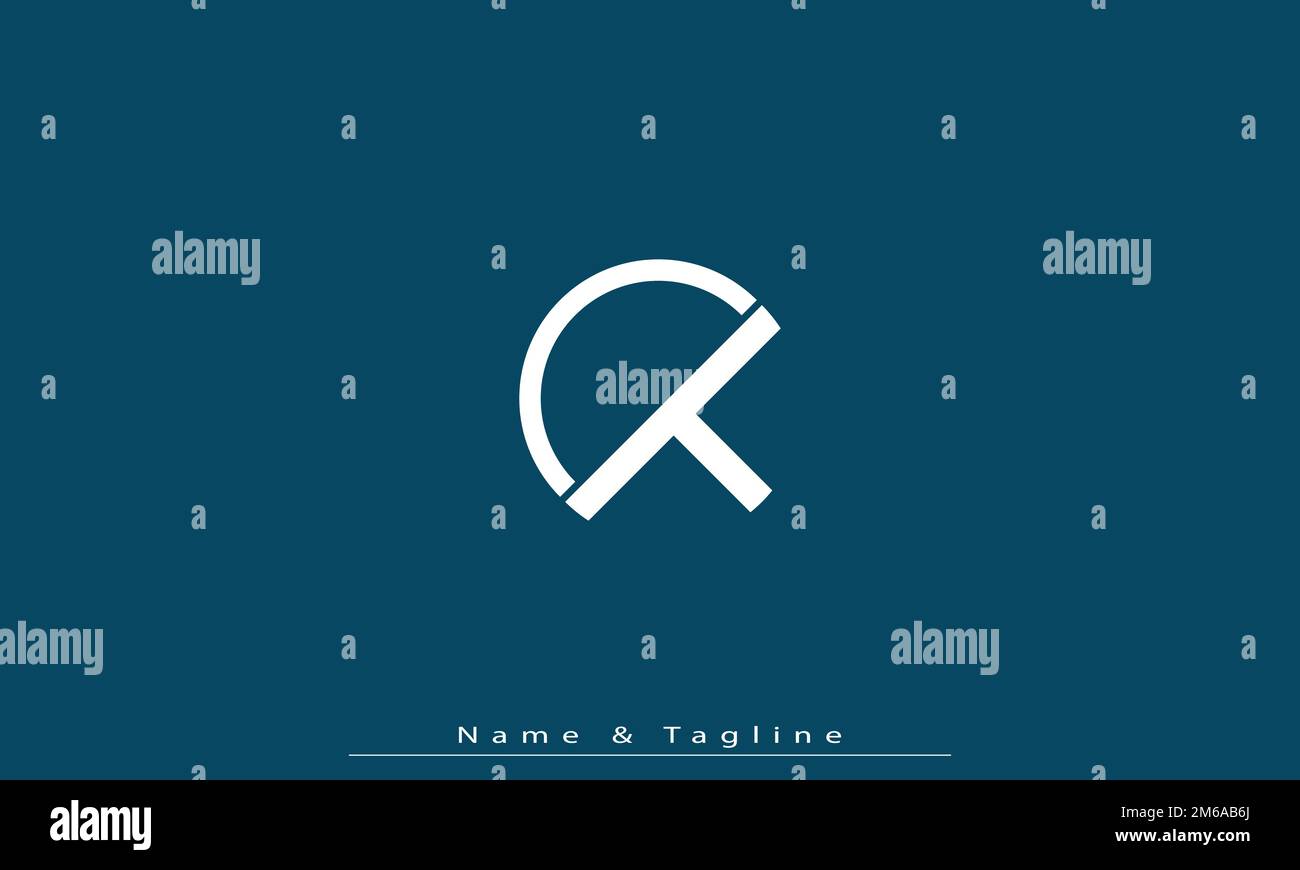 Alphabet letters Initials Monogram logo OT , TO Stock Vector