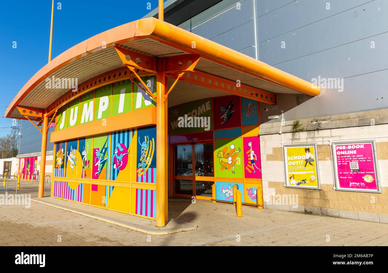 Jump In adventure park building, Anglia Retail Park, Ipswich, Suffolk