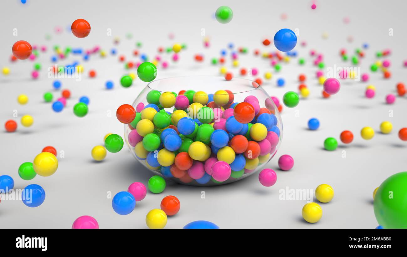 Candies falling down hi-res stock photography and images - Alamy