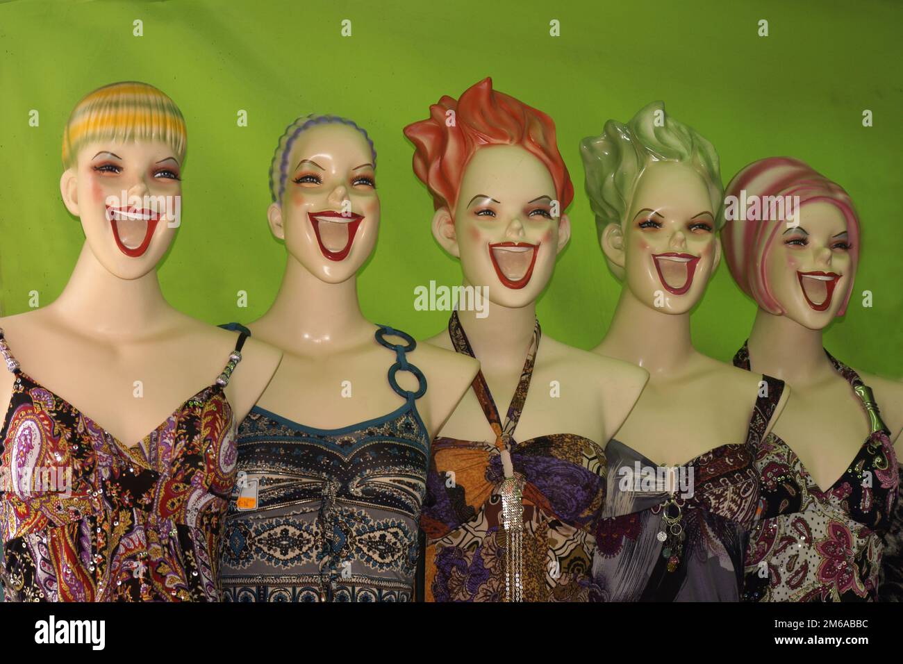 JOLLY SHOPWINDOW DUMMIES Stock Photo Alamy