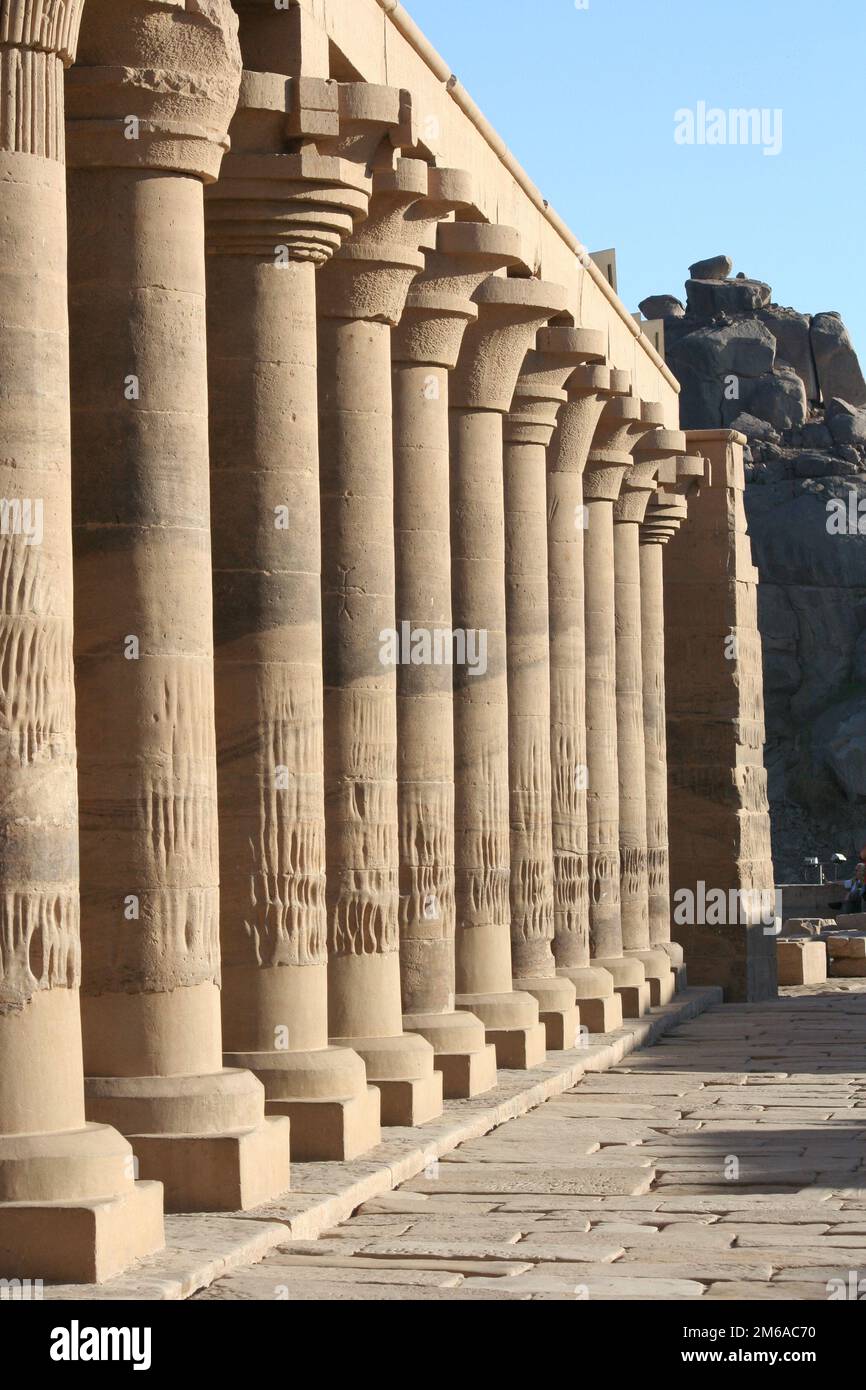 Philae-Temple 005 Stock Photo