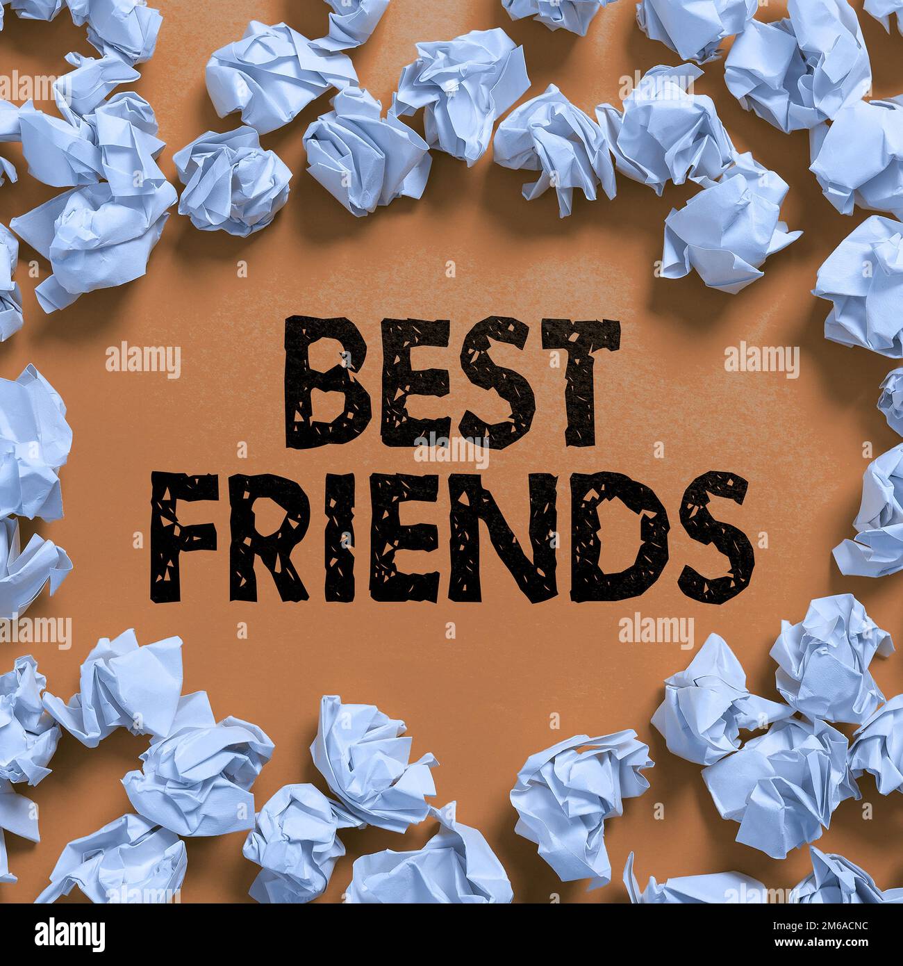 Conceptual caption Best Friends. Word for A person you value above ...
