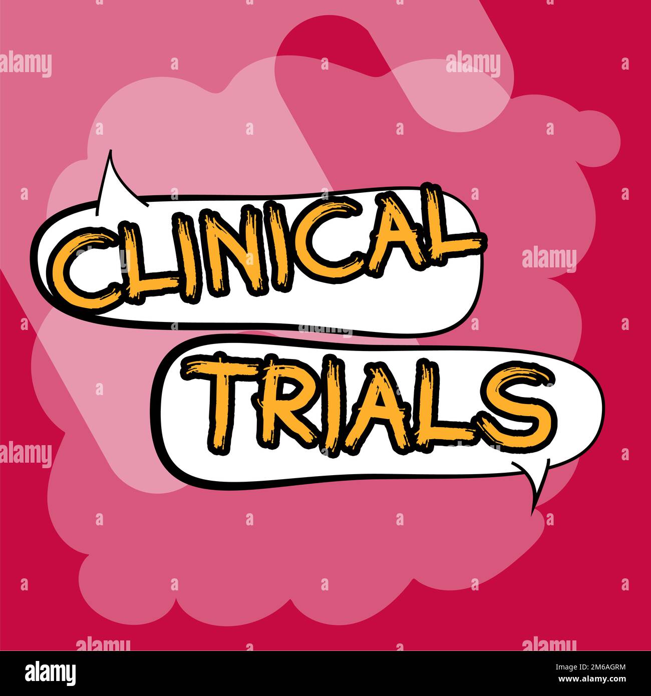 Trials Image Text Text caption presenting Clinical Trials, Business showcase Research ...