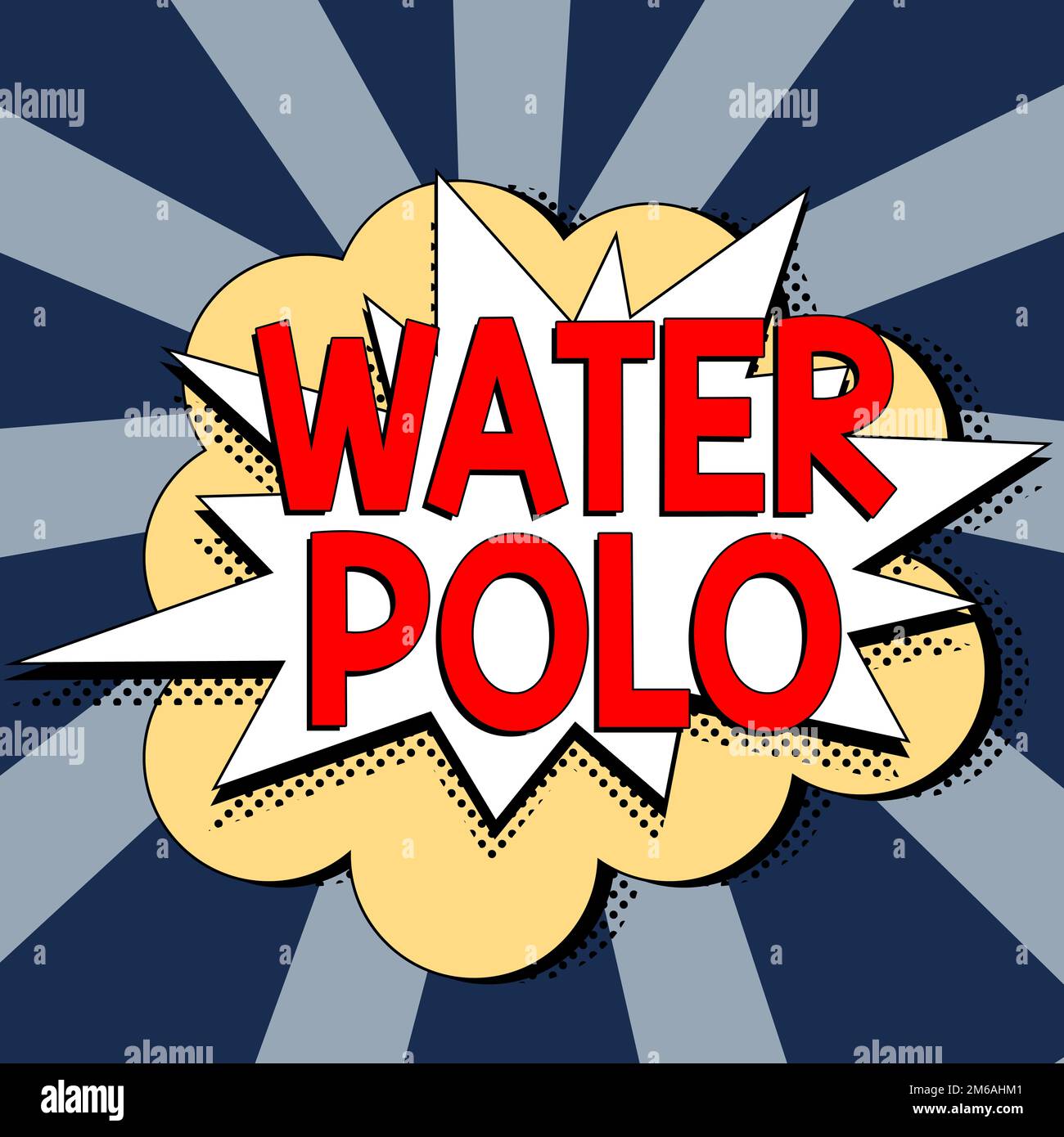 Hand writing sign Water Polo. Concept meaning competitive team sport
