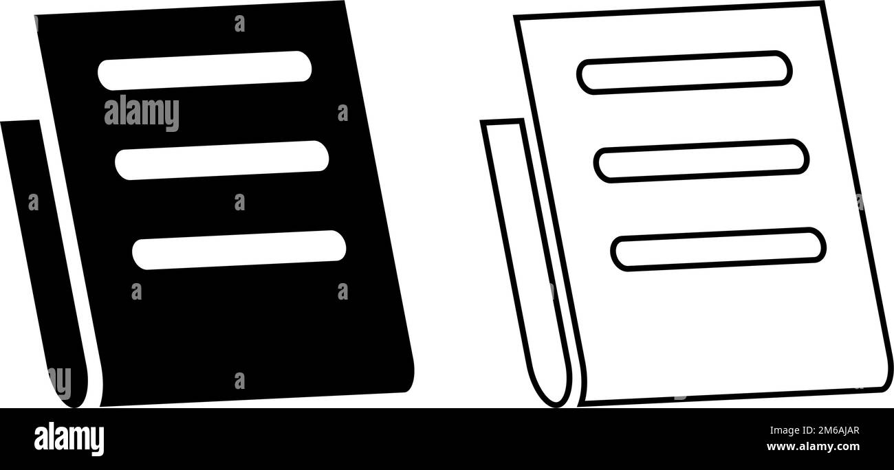 Receipt icon set. Invoice and billing symbol. Editable vector Stock