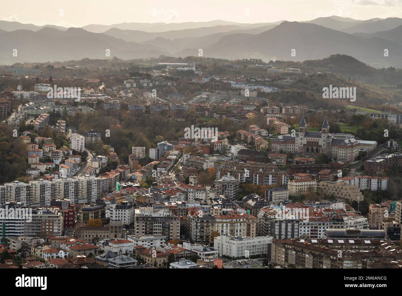 View over Donostia-San Sebastian, Spain Stock Photo