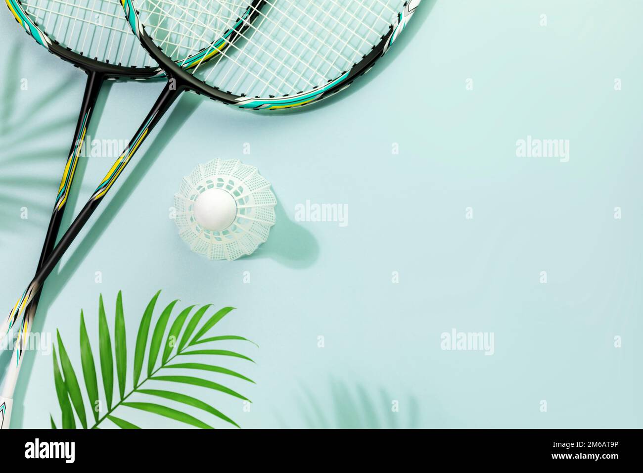 Badminton. Competitive sports and tournament match conceptual idea with