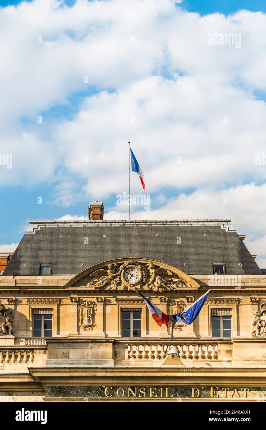 Conseil dÂ´etat , council of state  and supreme co Stock Photo