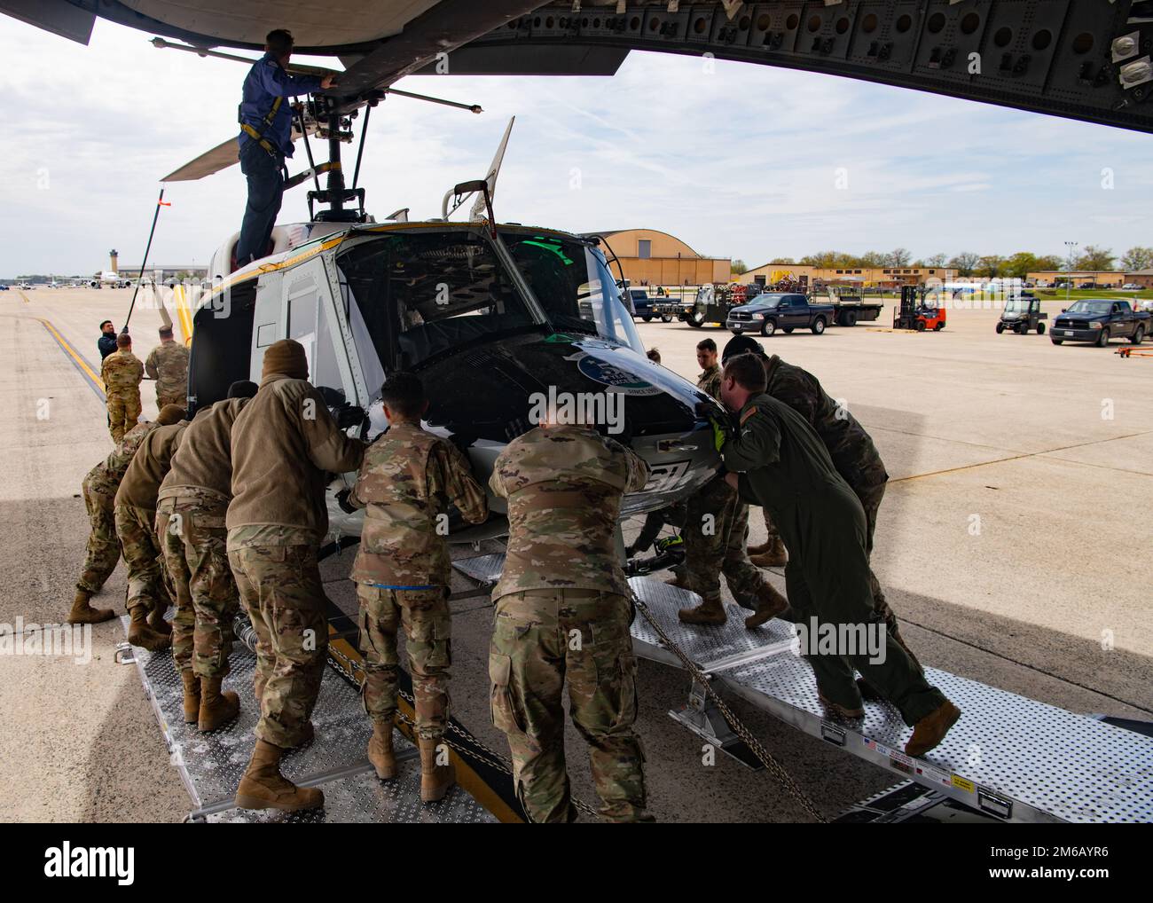 Personnel assigned to the 89th aerial port squadron aps 1st