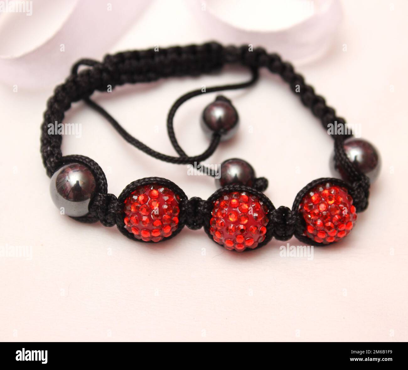 Shamballa Shamballa bracelet hi-res stock photography and images - Alamy