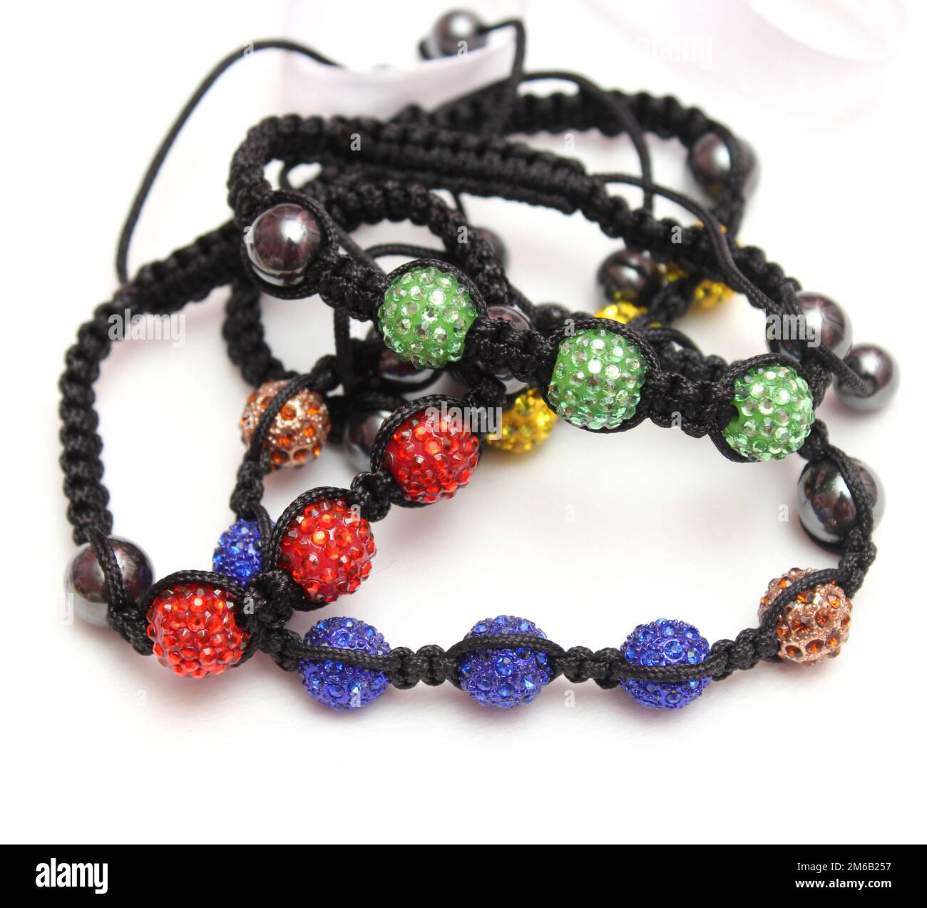 Shamballa Shamballa bracelet hi-res stock photography and images - Alamy