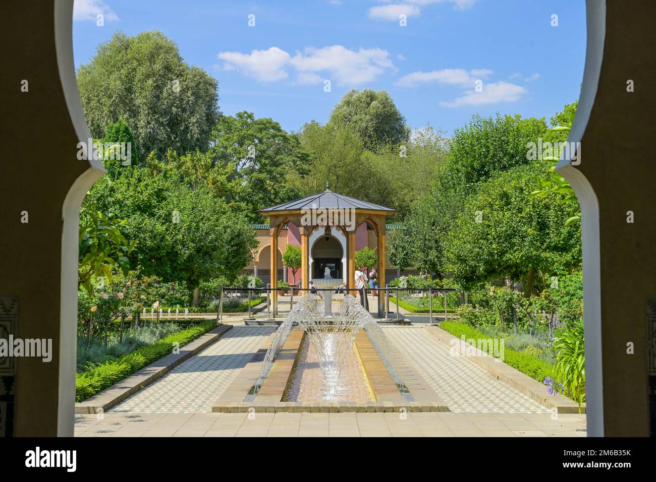 Oriental Garden, Gardens of the World, Marzahn, Berlin, Germany Stock ...