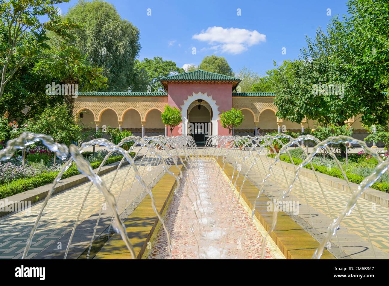 Oriental Garden, Gardens of the World, Marzahn, Berlin, Germany Stock ...