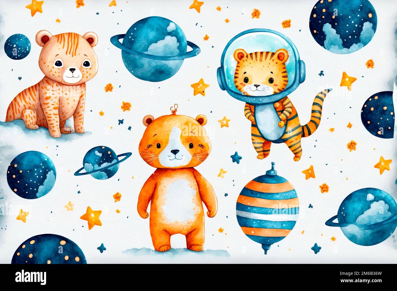 Cartoon illustration funny astronaut in hi-res stock photography and ...