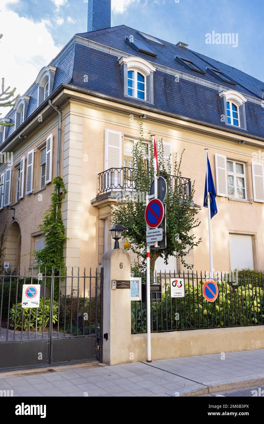 Luxembourg stadt, Luxembourg September 30, 2022 Cityscape with