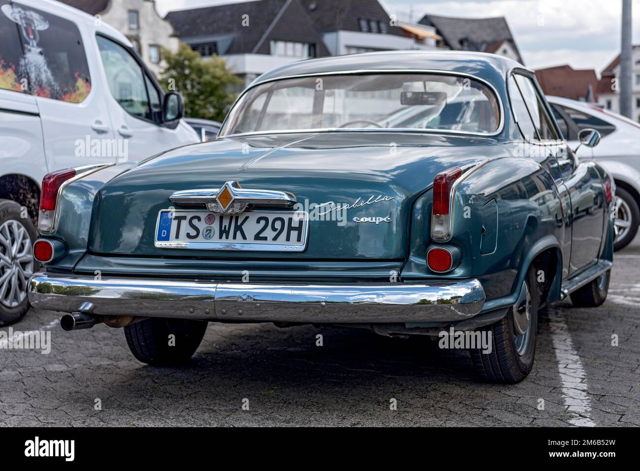 Vintage Borgward Isabella Coupe, luxury car, year of construction 1954 to 1961, Bad Hersfeld, Hesse, Germany Stock Photo